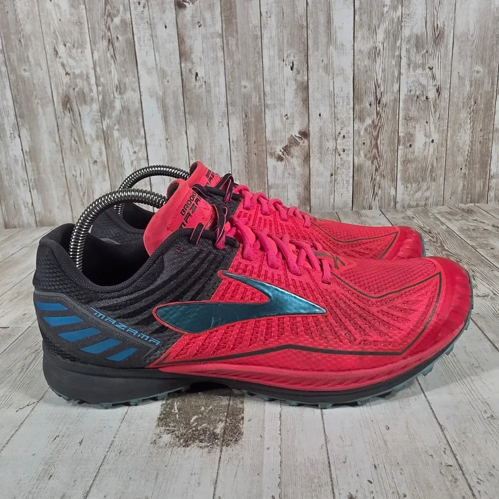 Brooks Mazama Trail Running Shoes Womens 9.5 Pink Black 1202271B617 Sneaker